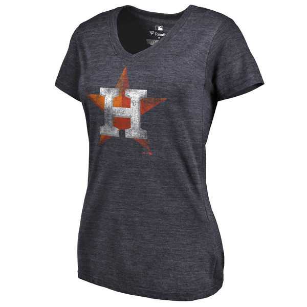 Women's Houston Astros Fanatics Branded Primary Distressed Team Tri Blend V Neck T-Shirt Heathered Navy FengYun,We sell and wholesale Women's Houston Astros Fanatics Branded Primary Distressed Team Tri Blend V Neck T-Shirt Heathered Navy FengYun on line form chian!